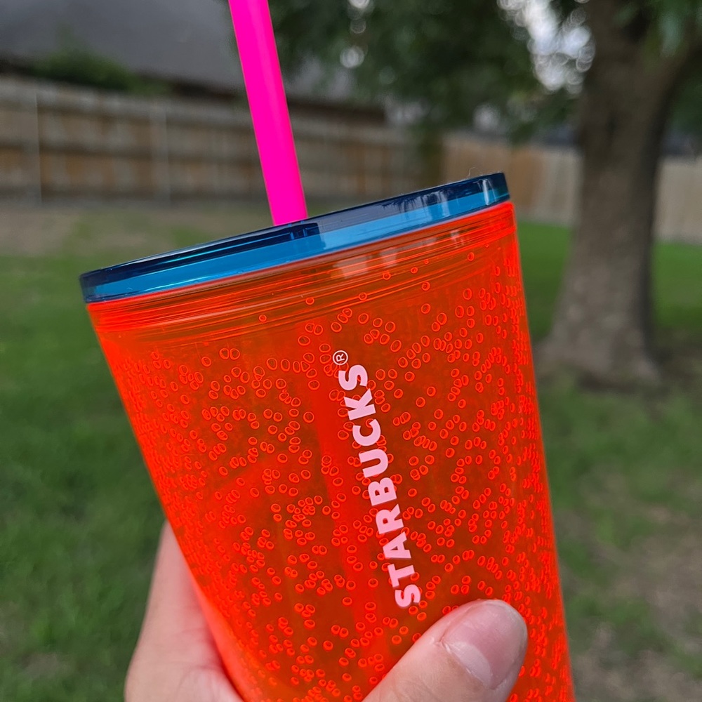 Starbucks Tangerine Bubbleseed Tumbler - Picture 2 of 2